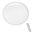 LED Dimbaar plafondlamp CRUZ LED/40W/230V 2000lm + afstandsbediening