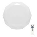 LED Dimbaar Plafondlamp DIAMANT LED/80W/230V + afstandsbediening