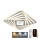 LED Dimbaar Plafondlamp LED/150W/230V 3000-6500K + afstandsbediening
