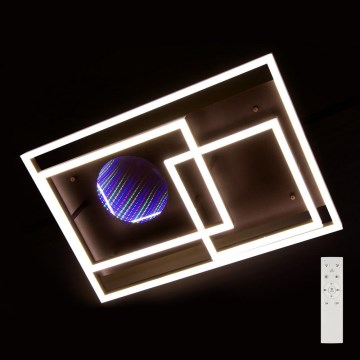 LED Dimbaar Plafondlamp LED/168W/230V + afstandsbediening