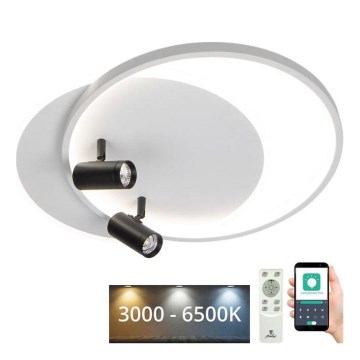 LED Dimbaar plafondlamp LED/65W/230V 3000-6500K wit + afstandsbediening