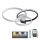 LED Dimbaar Plafondlamp LED/70W/230V 3000-6500K wit/zwart + afstandsbediening