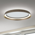 LED Dimbaar Plafondlamp MANTA LED/38W/230V 2700/3000/4000K Ø 45 cm bruin