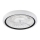 LED Dimbaar plafondlamp met ventilator GEMMA LED/37W/230V wit + afstandsbediening