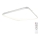LED Dimbaar plafondlamp PALERMO LED/72W/230V + afstandsbediening