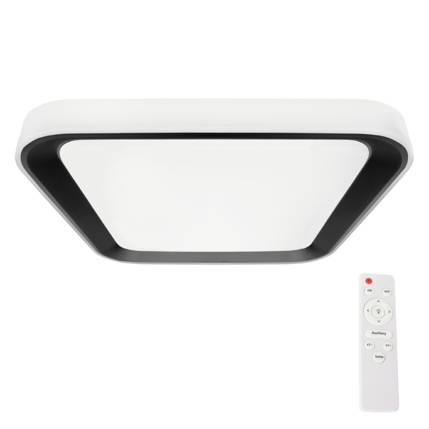 LED Dimbaar Plafondlamp QUADRO LED/38W/230V 3000-6000K wit/zwart + afstandsbediening