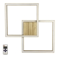 LED Dimbaar Plafondlamp RAMME LED/48W/230V mat eiken + afstandsbediening