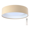 LED Dimbaar Plafondlamp SMART GALAXY LED/24W/230V Ø 44 cm beige/wit 3000-6500K + afstandsbediening