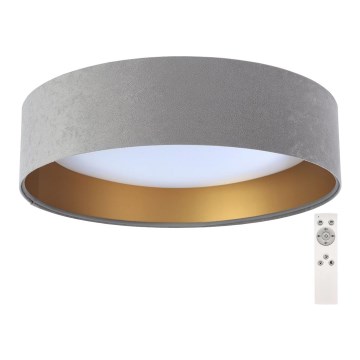 LED Dimbaar plafondlamp SMART GALAXY LED/24W/230V Ø 44 cm grijs/goud 3000-6500K + afstandsbediening