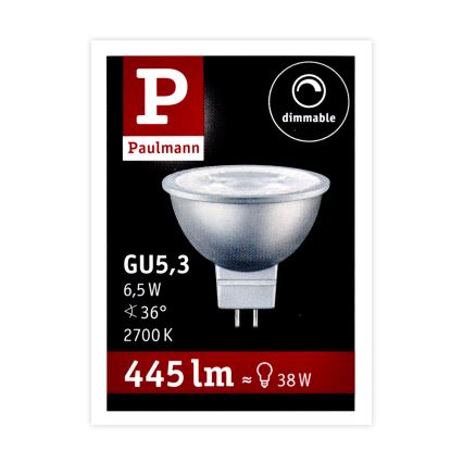 LED Dimbaar reflector gloeilamp GU5,3/6,5W/12V 2700K - Paulmann 28759