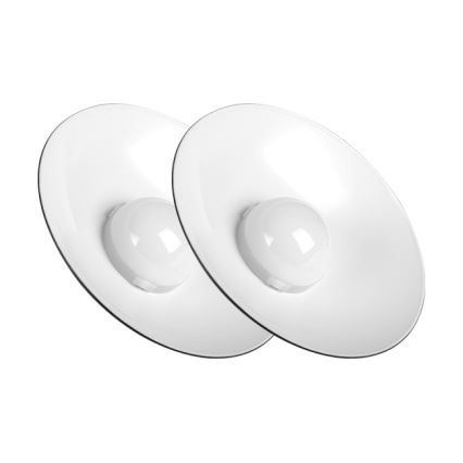 LED Dimbaar zonne- Hanglamp aan een touw 2xLED/1,8W/3,7V IP44 6500K 2400 mAh + afstandsbediening