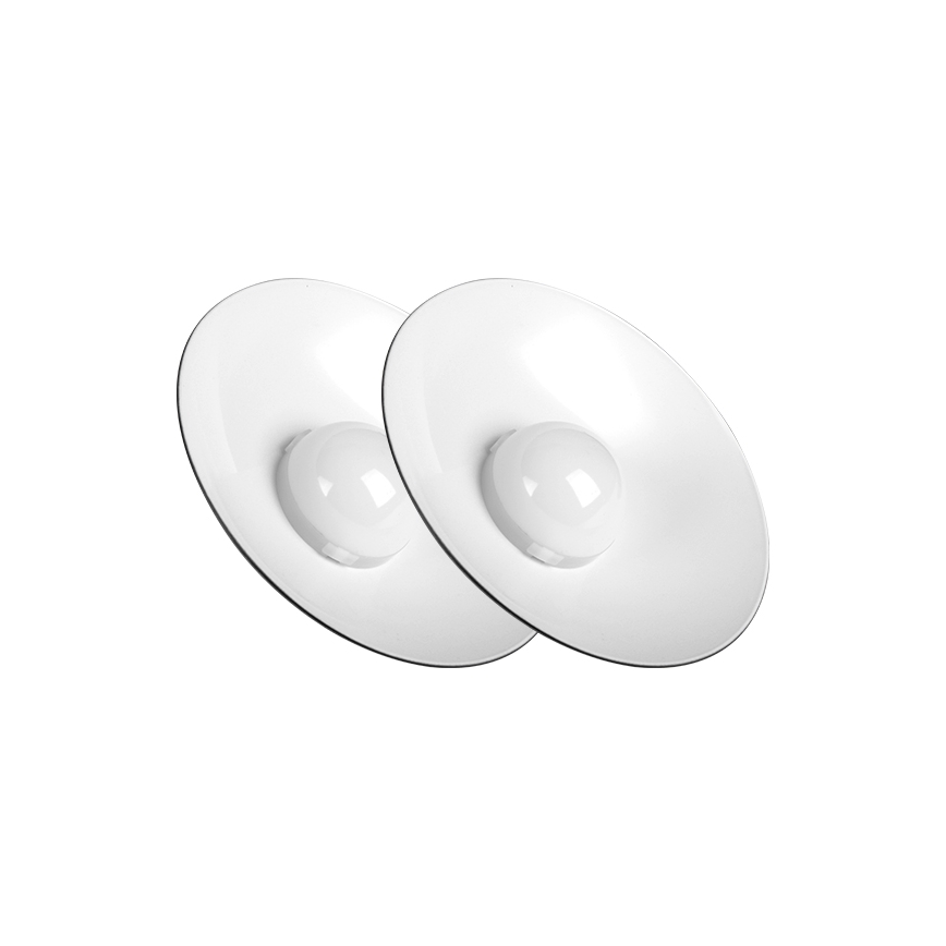 LED Dimbaar zonne- Hanglamp aan een touw 2xLED/1,8W/3,7V IP44 6500K 2400 mAh + afstandsbediening