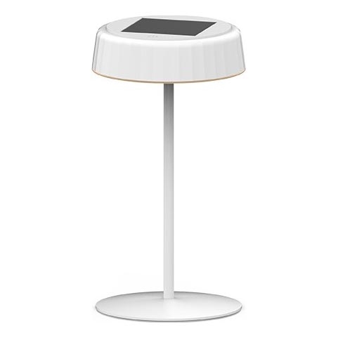 LED Dimbaar zonne- oplaadbaar tafellamp VIVIEN LED/3W/5V 2700K 1600 mAh IP54 wit