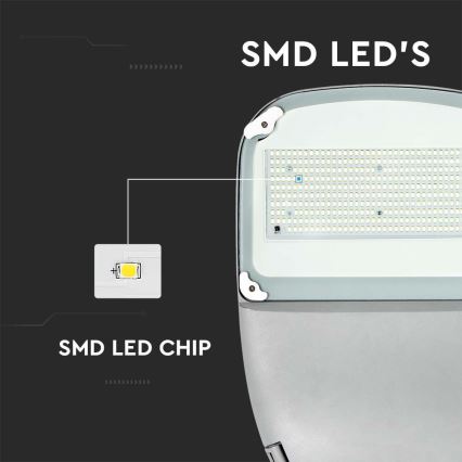 LED Dimbaar zonne- straat lamp SAMSUNG CHIP LED/50W/6,4V 6000K IP65 + afstandsbediening