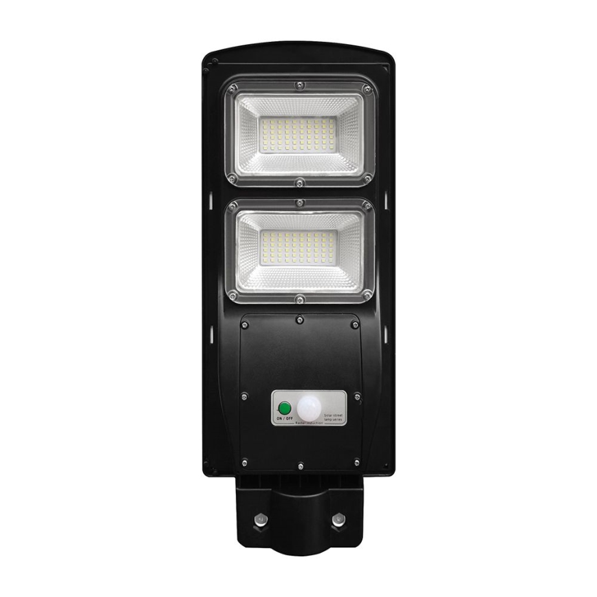 LED Dimbare zonne-straatlantaarn met bewegings- en schemersensor LED/8W/3,2V 6000K IP65 9000 mAh zwart + afstandsbediening