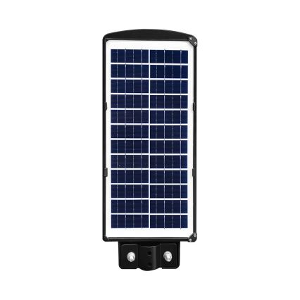 LED Dimbare zonne-straatlantaarn met bewegings- en schemersensor LED/8W/3,2V 6000K IP65 9000 mAh zwart + afstandsbediening
