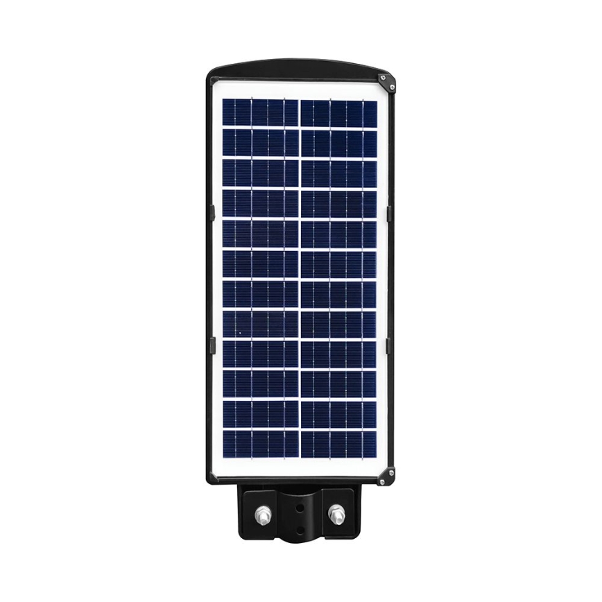 LED Dimbare zonne-straatlantaarn met bewegings- en schemersensor LED/8W/3,2V 6000K IP65 9000 mAh zwart + afstandsbediening