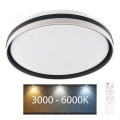 LED Dimbare badkamer plafondverlichting BARBARA LED/72W/230V diameter 48,5 cm 3000-6000K IP44 + afstandsbediening