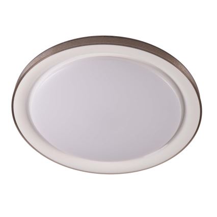 LED Dimbare badkamer plafondverlichting GRAŻYNA LED/72W/230V 3000-6000K diameter 51 cm IP44 grijs + afstandsbediening