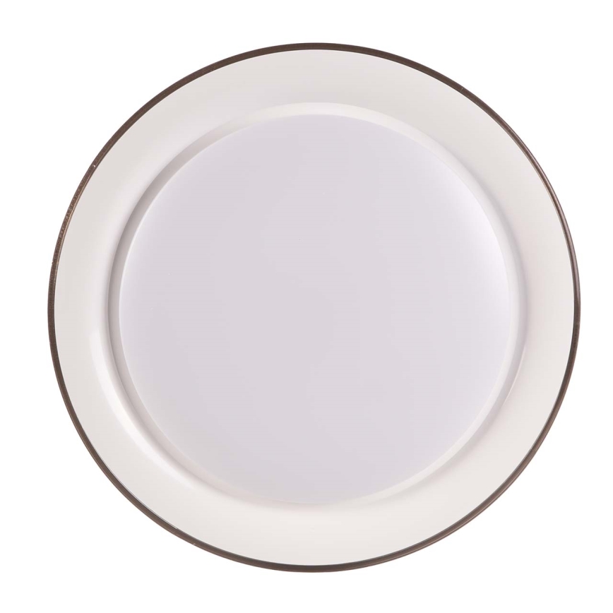 LED Dimbare badkamer plafondverlichting GRAŻYNA LED/72W/230V 3000-6000K diameter 51 cm IP44 grijs + afstandsbediening