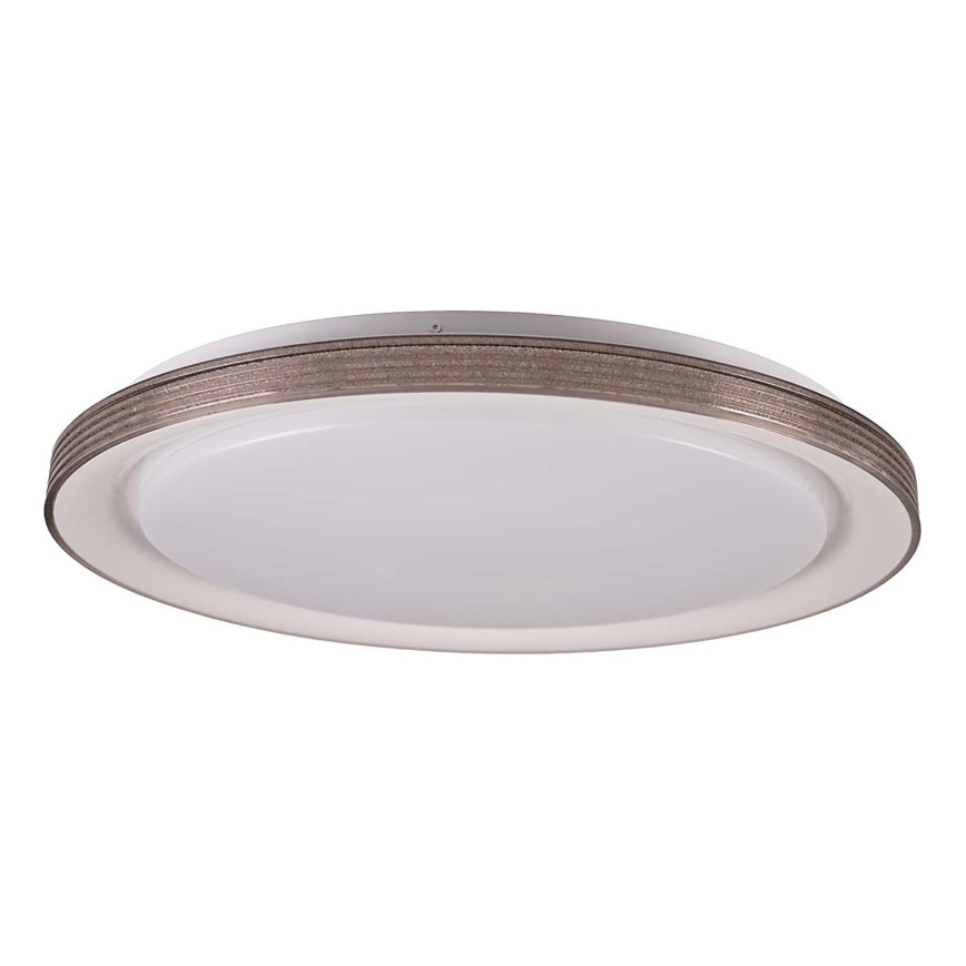 LED Dimbare badkamer plafondverlichting GRAŻYNA LED/72W/230V 3000-6000K diameter 51 cm IP44 grijs + afstandsbediening