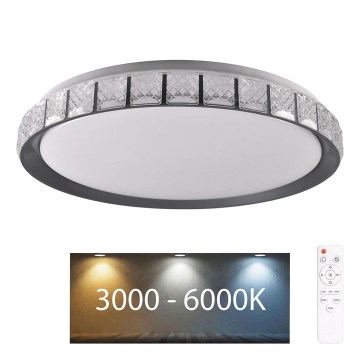 LED Dimbare badkamer plafondverlichting NINA LED/72W/230V diameter 49 cm 3000-6000K IP44 + afstandsbediening