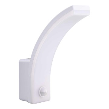 LED Dimbare buitenwandlamp met bewegingssensor en schemersensor LED/12/15/20W/230V IP65 wit