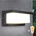 LED dimbare buitenwandlamp NEELY 1xE27/6W/230V 2700-6500K IP54 antraciet