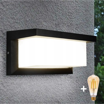 LED dimbare buitenwandlamp NEELY 1xE27/6W/230V 2700-6500K IP54 zwart