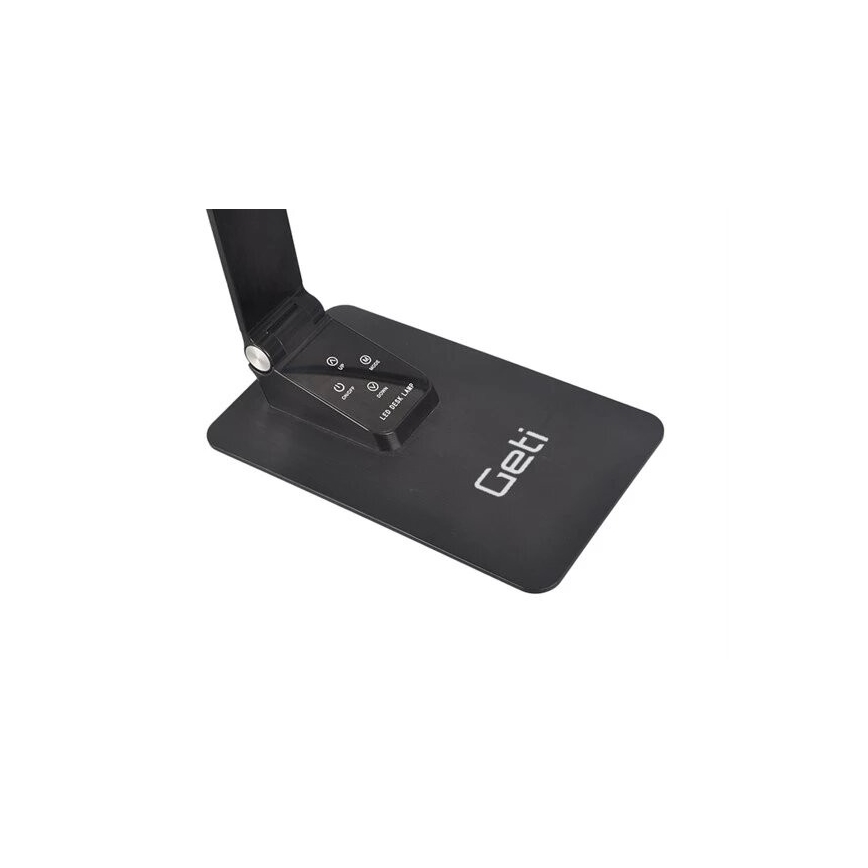 LED dimbare bureaulamp met USB LED/7W/230V 3000K/4000K/5500K zwart