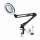 LED Dimbare bureaulamp met vergrootglas LED/22W/5V 4000-6000K zwart