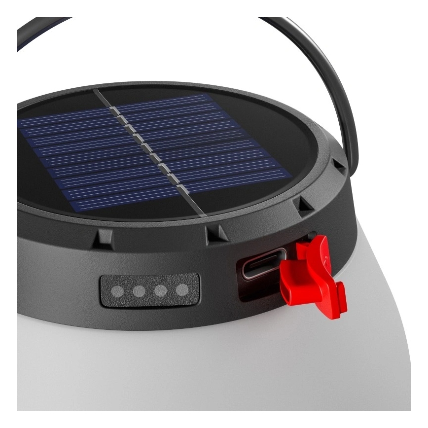 LED-dimbare, draagbare, zonne-oplaadbare lamp LUMINA ORB LED/5V 800 mAh