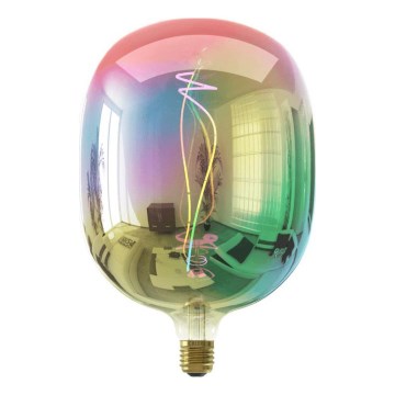 LED dimbare filamentlamp E27/4W/230V 2000K metallic