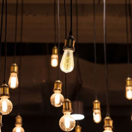 LED Dimbare lamp FILAMENT ST64 E27/4,8W/230V 1800K