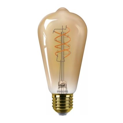 LED dimbare gloeilamp VINTAGE Philips ST64 E27/7,3W/230V 2200K CRI 90