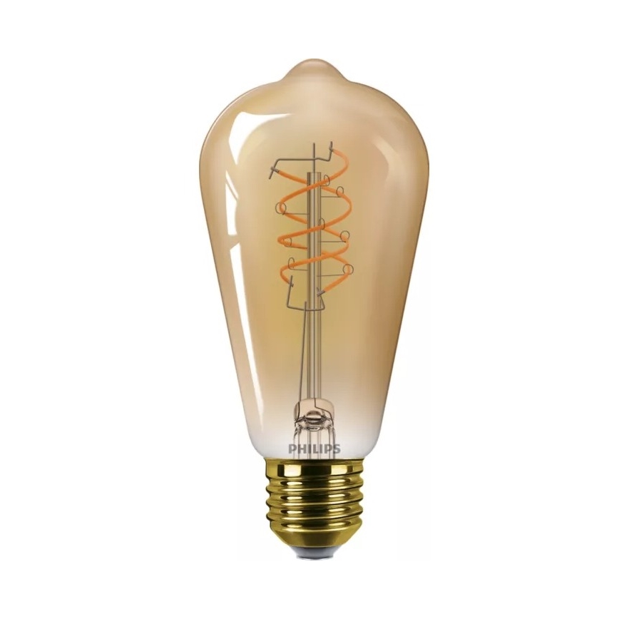 LED dimbare gloeilamp VINTAGE Philips ST64 E27/7,3W/230V 2200K CRI 90