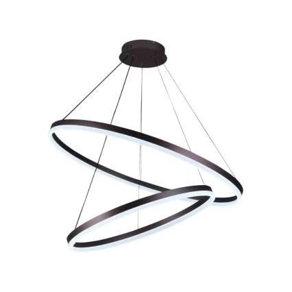 LED dimbare hanglamp aan kabel LED/100W/230V 3000-6500K Ø 80 cm + afstandsbediening