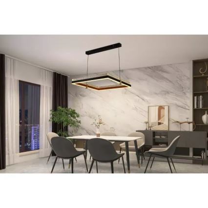 LED Dimbare hanglamp aan kabel LED/100W/230V 3000-6500K + afstandsbediening