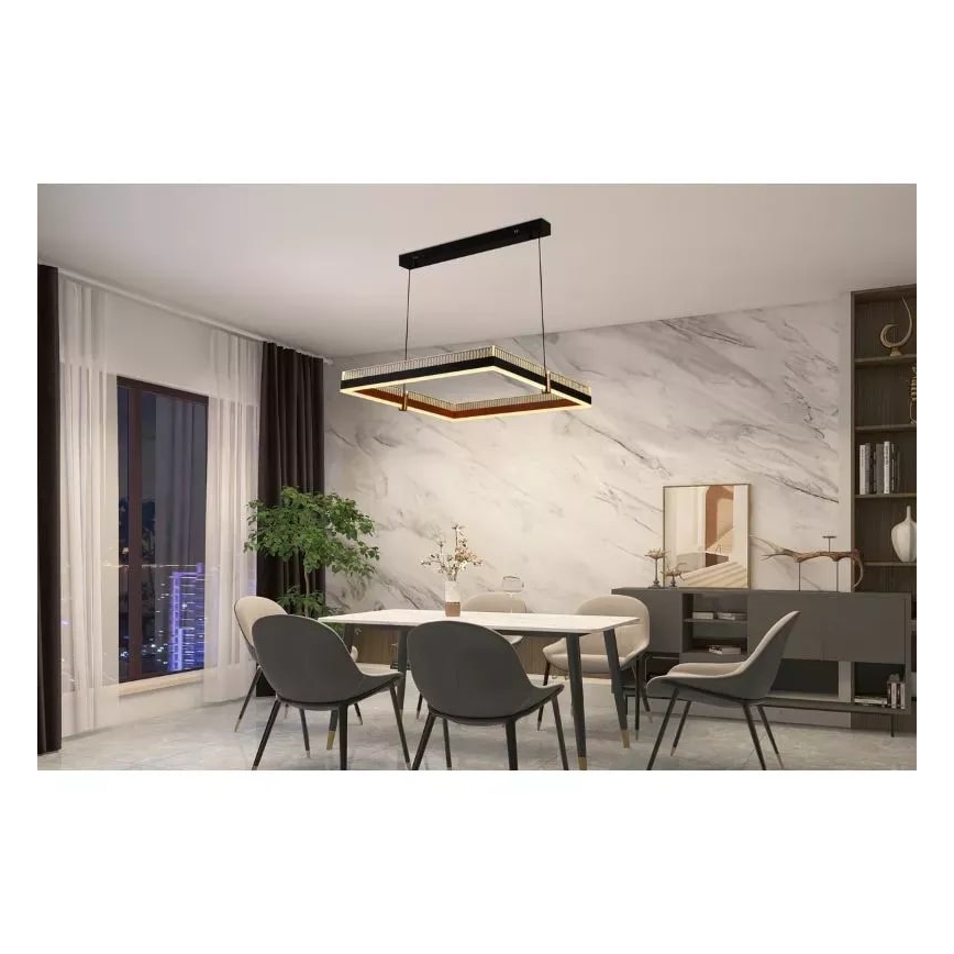 LED Dimbare hanglamp aan kabel LED/100W/230V 3000-6500K + afstandsbediening