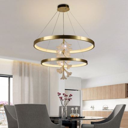 LED Dimbare hanglamp aan kabel LED/100W/230V 3000-6500K + afstandsbediening