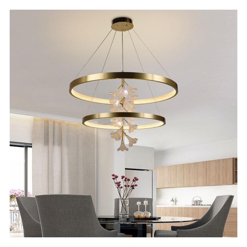 LED Dimbare hanglamp aan kabel LED/100W/230V 3000-6500K + afstandsbediening