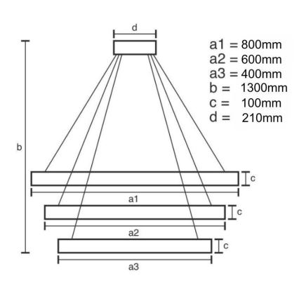 LED dimbare kristallen hanglamp aan kabel LED/115W/230V 3000-6500K glanzend chroom + afstandsbediening
