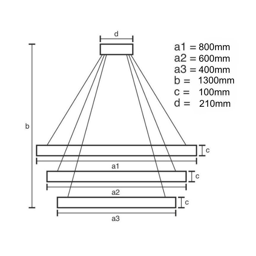 LED dimbare kristallen hanglamp aan kabel LED/115W/230V 3000-6500K glanzend chroom + afstandsbediening