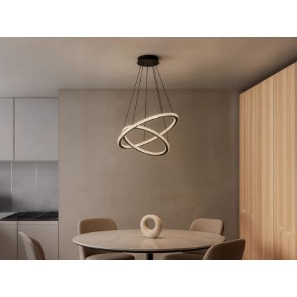 LED dimbare hanglamp aan kabel LED/150W/230V 3000-6500K + afstandsbediening