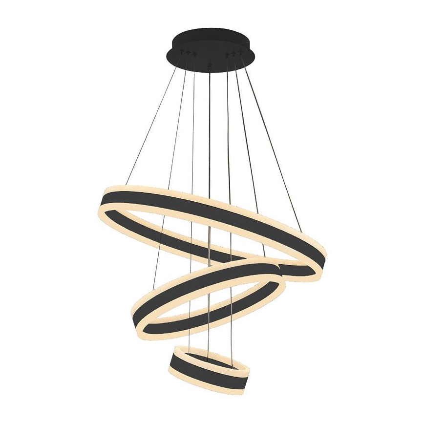 LED dimbare hanglamp aan kabel LED/165W/230V 3000-6500K Ø 60 cm + afstandsbediening