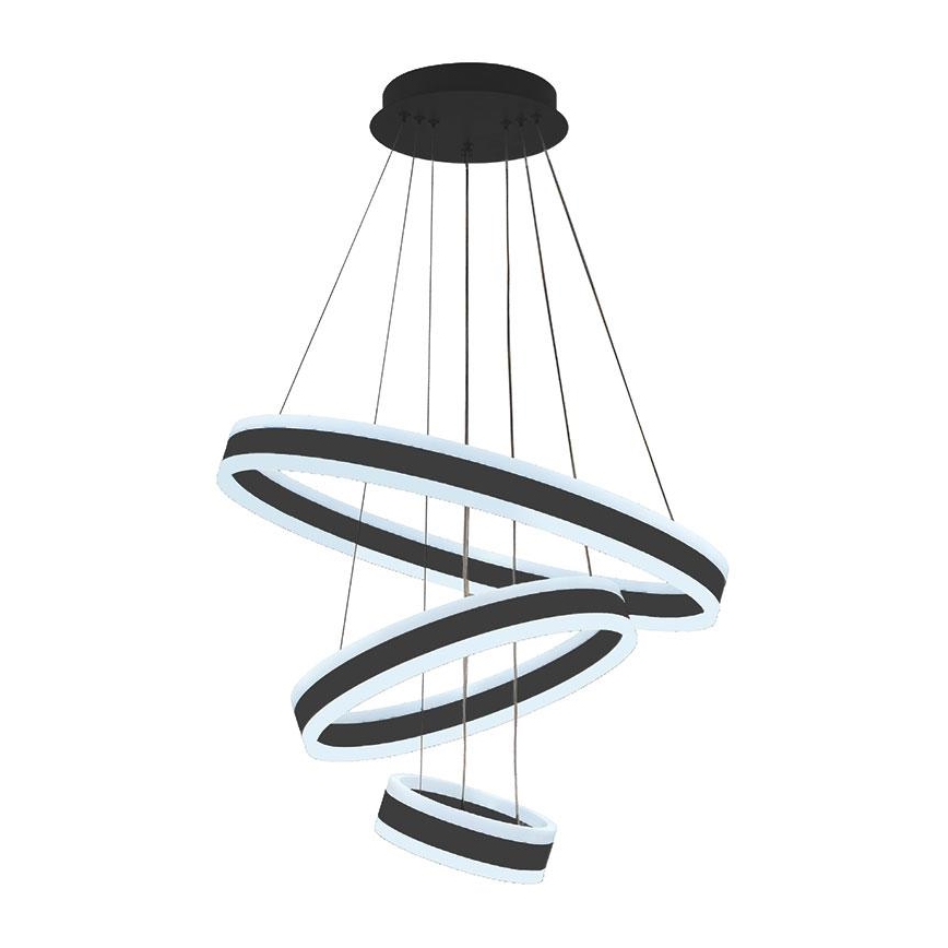 LED dimbare hanglamp aan kabel LED/165W/230V 3000-6500K Ø 60 cm + afstandsbediening