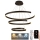 LED dimbare hanglamp aan kabel LED/220W/230V 3000-6500K Ø 80 cm + afstandsbediening
