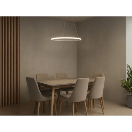 Dimbare LED-hanglamp aan kabel LED/32W/230V 3000-6500K Ø 60 cm + afstandsbediening