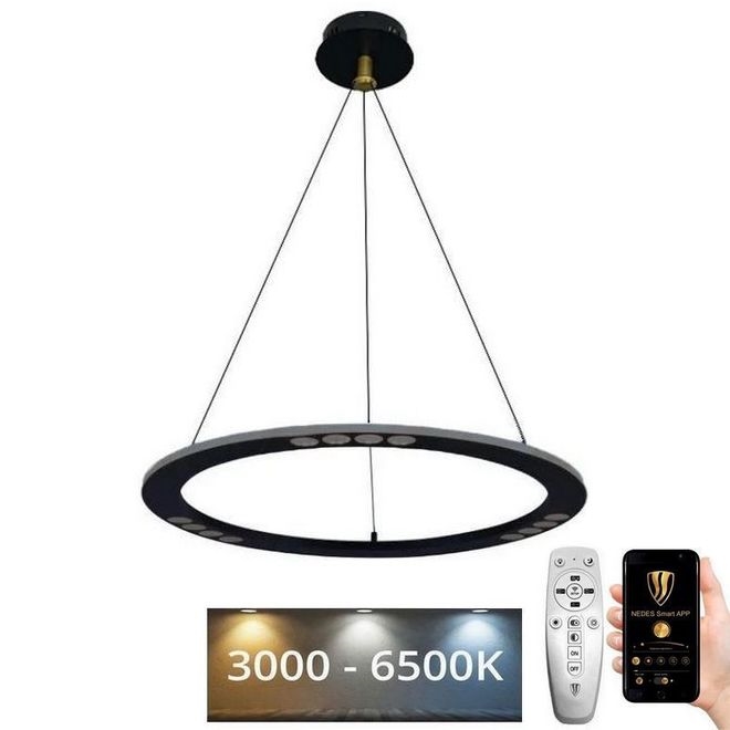 LED Dimbare hanglamp aan kabel LED/40W/230V 3000-6500K + afstandsbediening