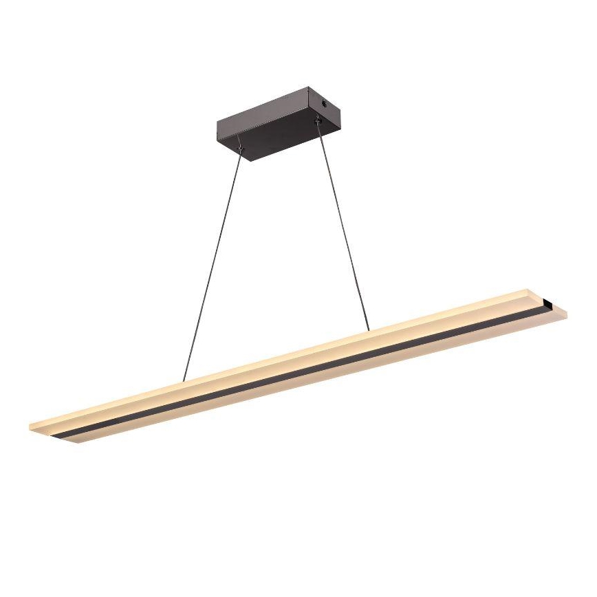 LED Dimbare hanglamp aan kabel LED/40W/230V 3000-6500K chroom + afstandsbediening